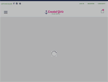 Tablet Screenshot of coastalgirlsco.com